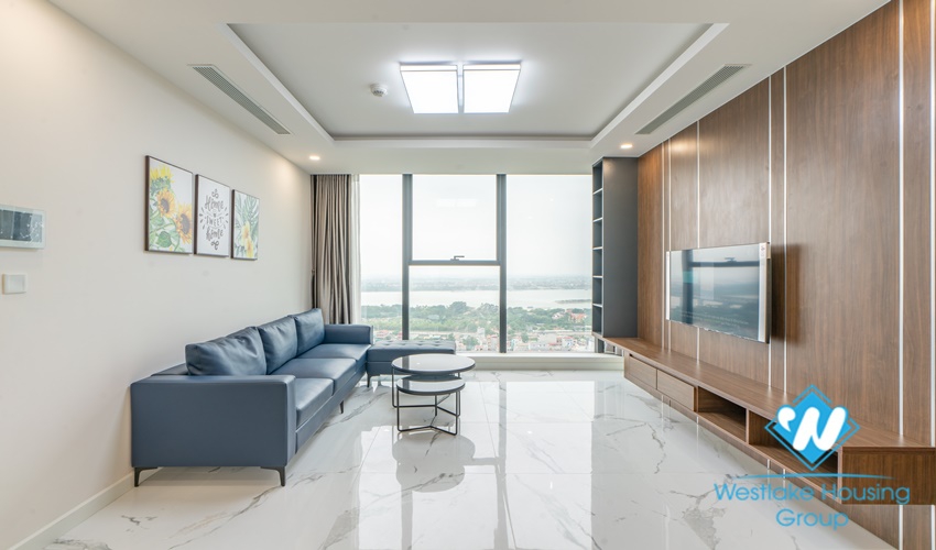 High floor three bedrooms apartment for rent in Sunshine City, Tay Ho